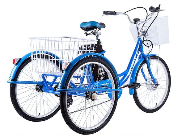 Трехколесный электровелосипед Crolan 350W